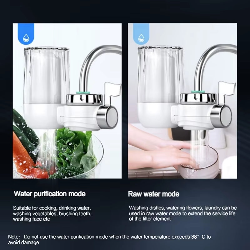 Tap Faucet Water Filter Washable Replacement Kitchen Faucet Water Purifier Removable Filter for Home Kitchen Faucet